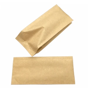 Bolsa papel Kraft 500gr. Interior Plateado. Trilaminada. 1000 piezas