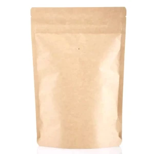 Bolsa Kraft Stand Up Pouch para 250gr de café. 100 piezas