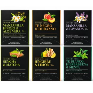 Infusiones Premium 120pz Varios Sabores