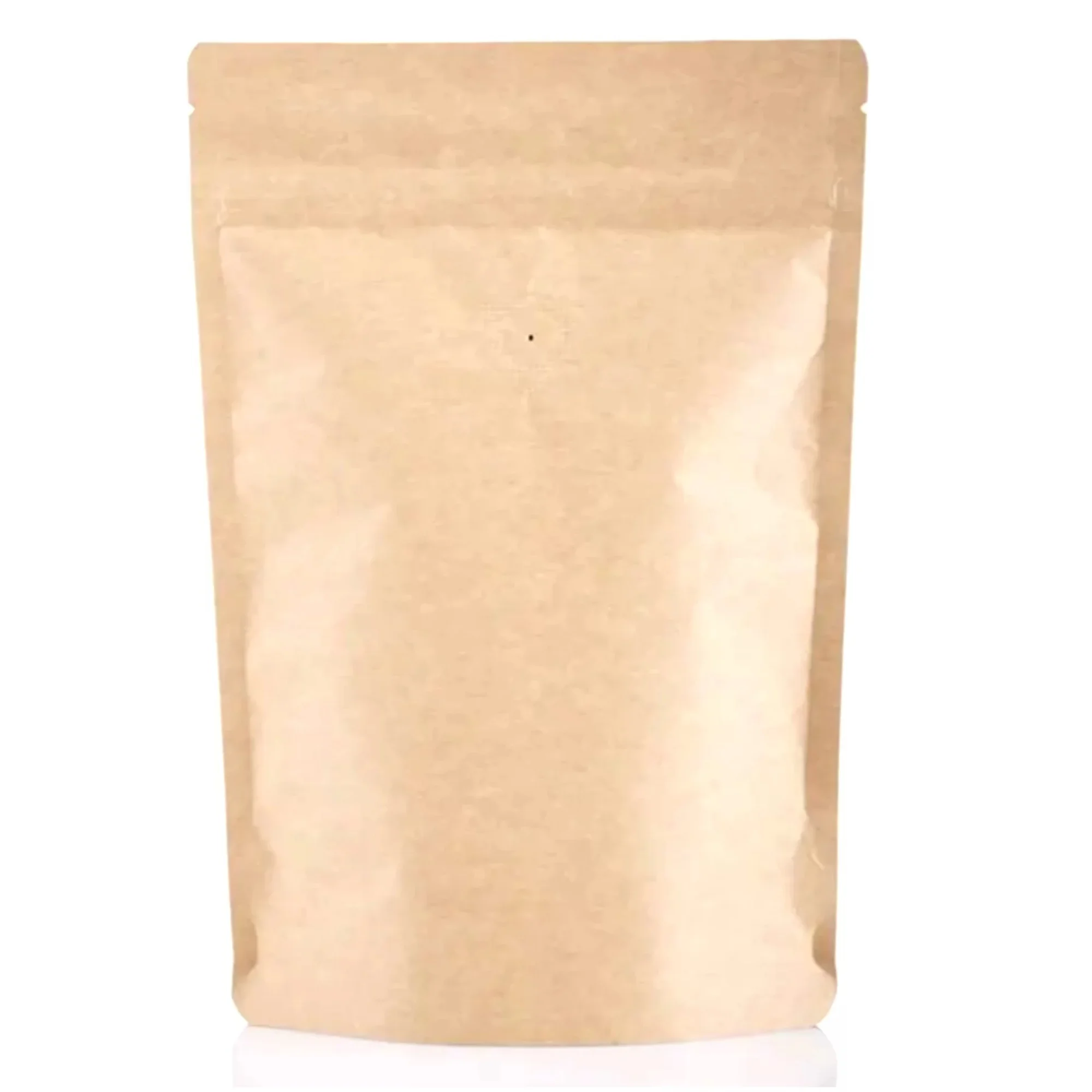 Bolsa Kraft Stand Up Pouch para 500gr de café. 1000 piezas