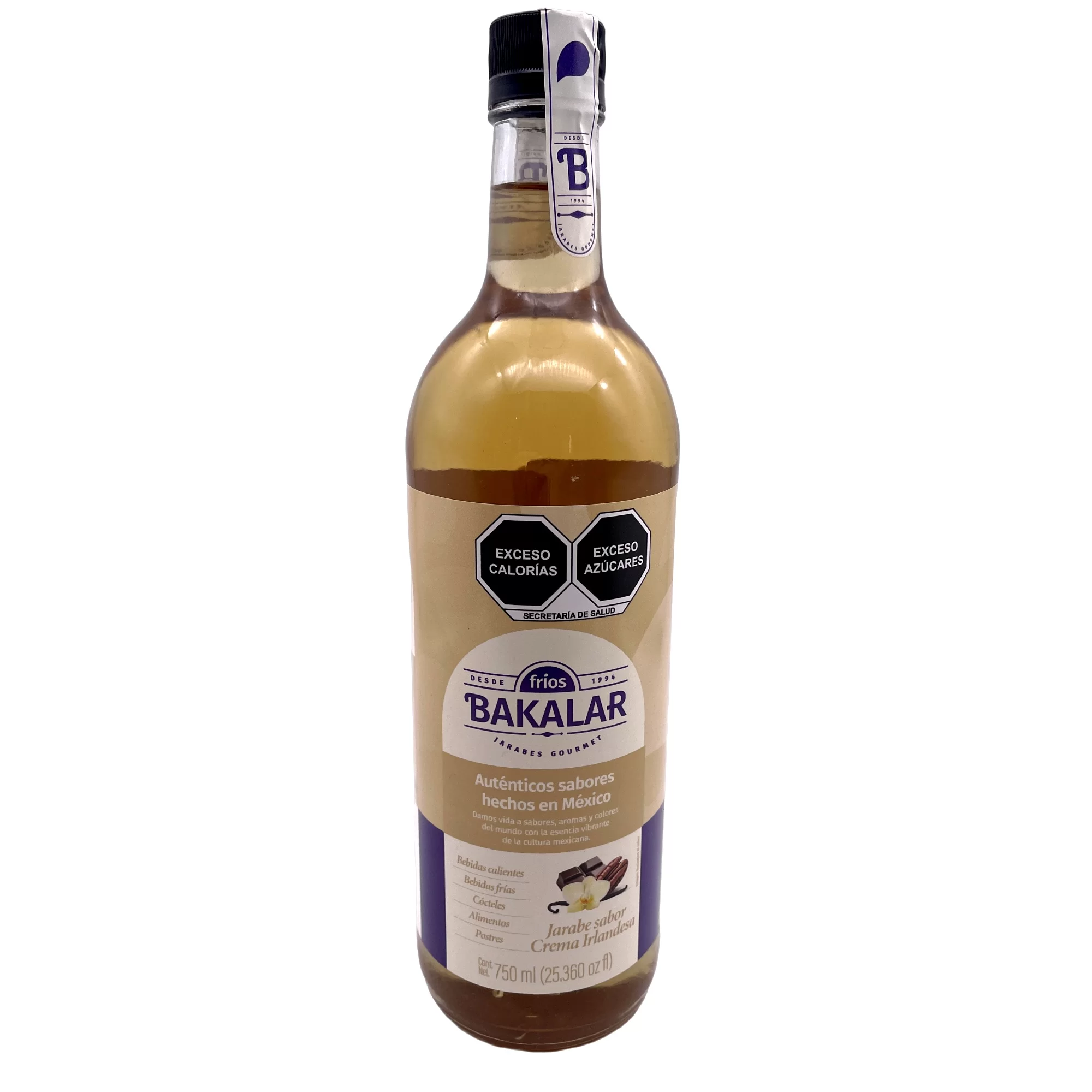 Crema Irlandesa Jarabe Bakalar 750 ml