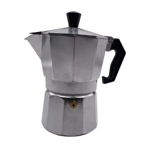 Cafetera tipo italiana café espresso, 3 tazas (100 ml)