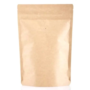 Bolsa Kraft Stand Up Pouch para 500gr de café. 100 piezas