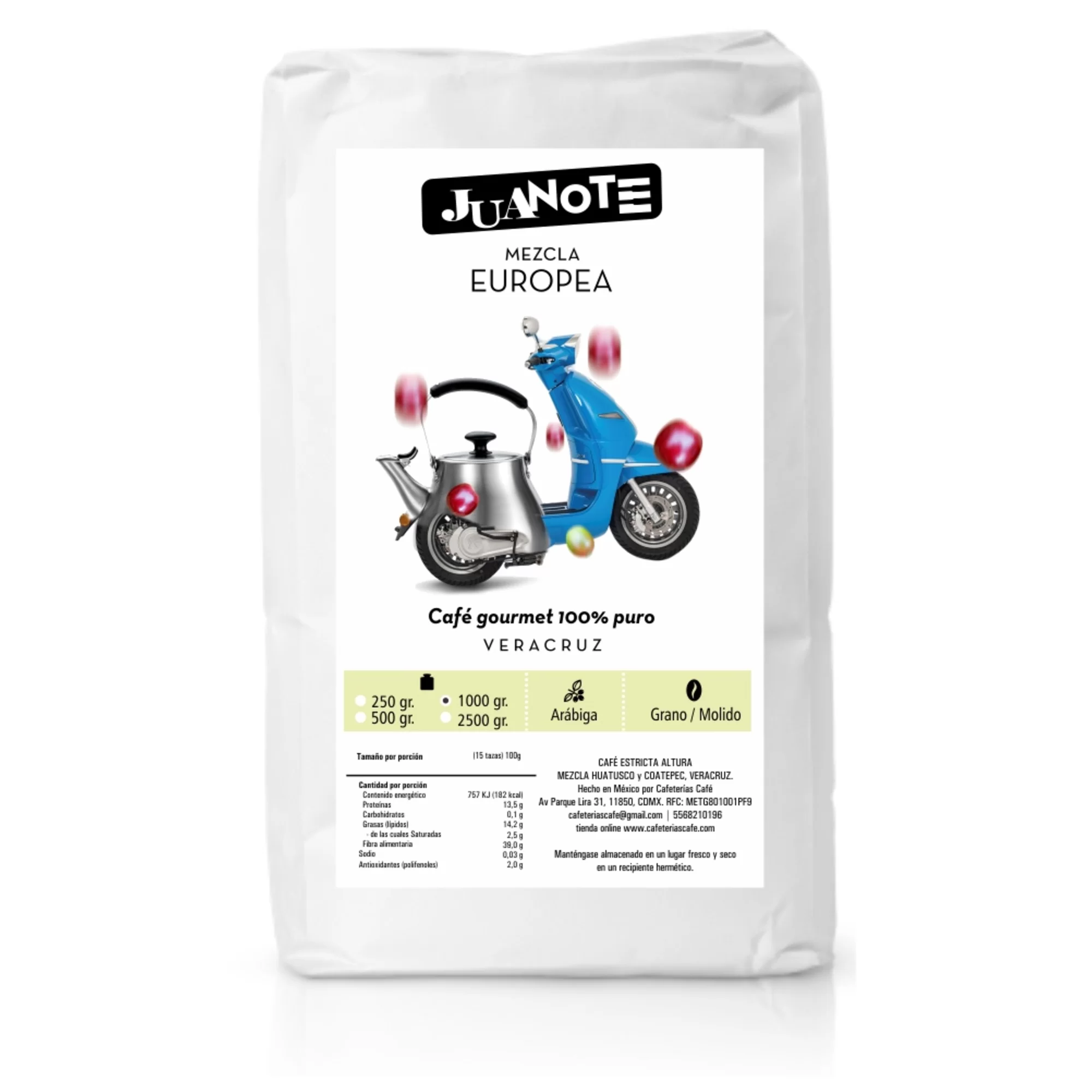 Café Gourmet Juanote Mezcla Europea 1 kg